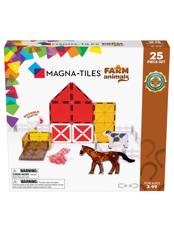 22125 - MAGNA-TILES® Boerderijdieren 25-delig