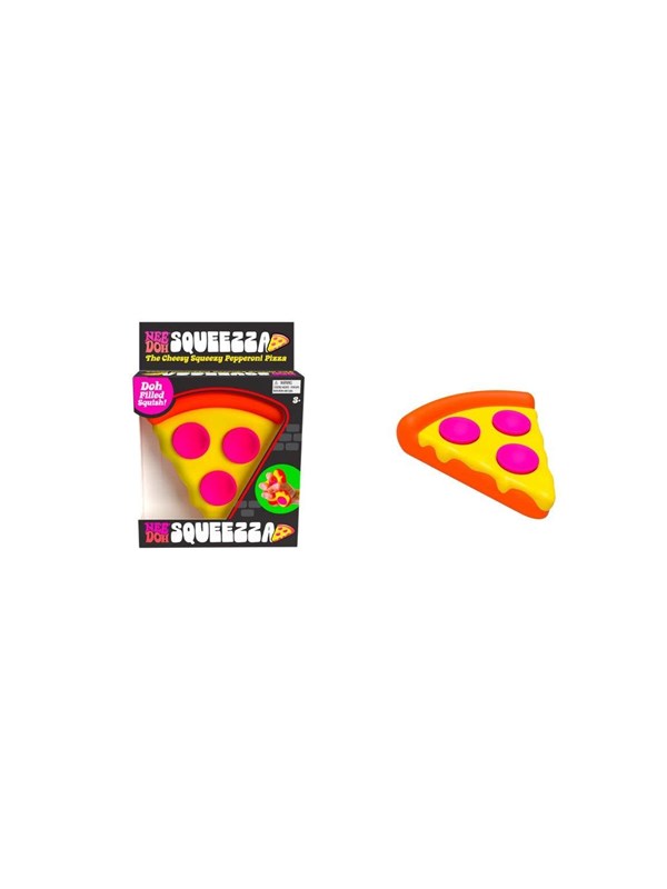 Squishy Pizza – Squeezza – Fidget Speelgoed – Anti-Stress Knijp Speeltje – Vanaf 3 Jaar