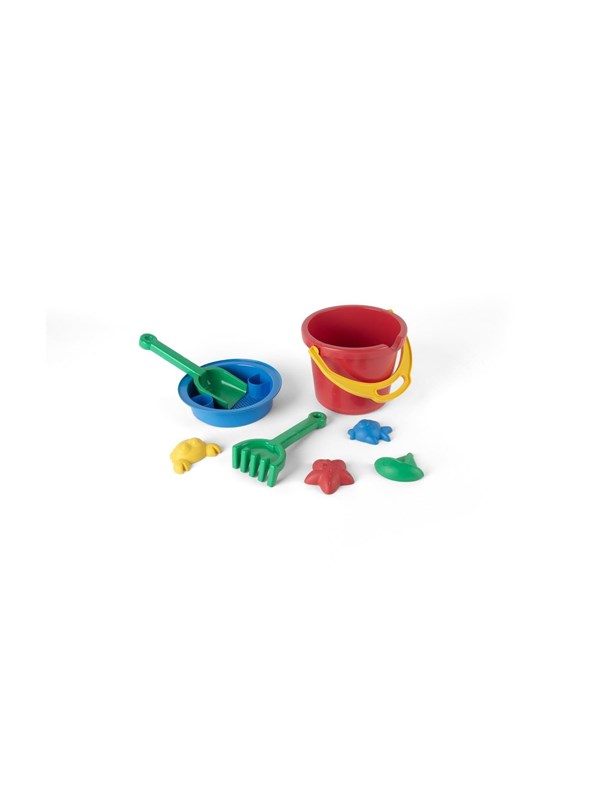 Dantoy Recycled Bucket Set - Red