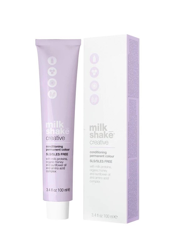 Vopsea Permanenta Milk Shake Creative 5.15a, Castaniu Deschis Cenusiu, 100ml