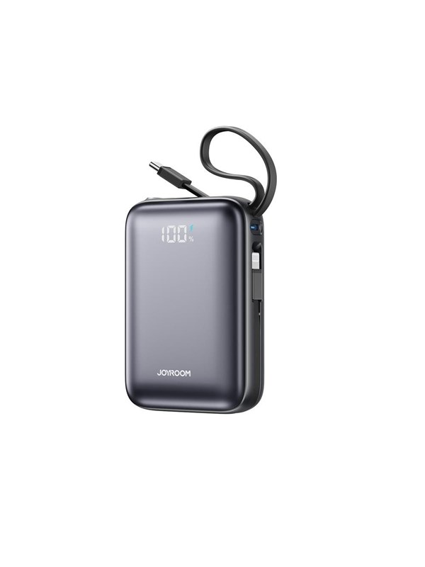 Joyroom JR-PBF29 20000mAh 22.5W Powerbank with Double Cable - Black - 20000 mAh