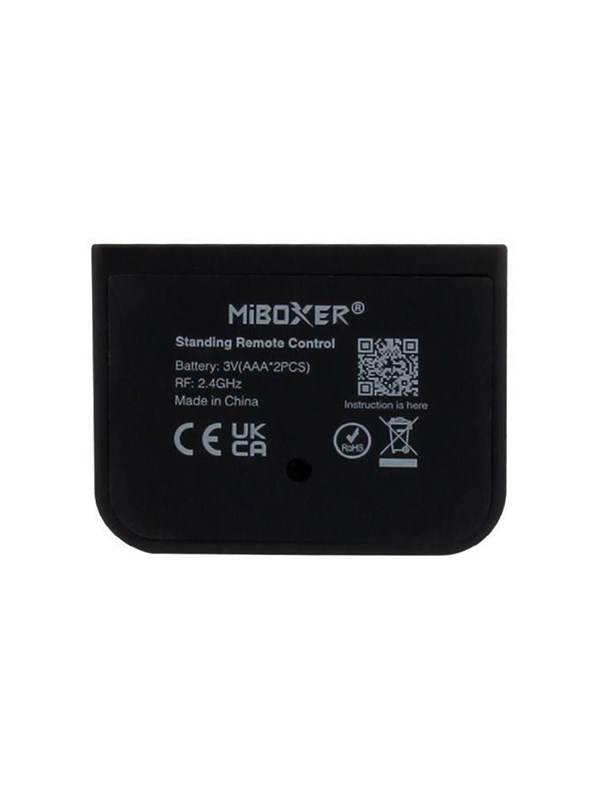 Miboxer Fjernbetjening - Sort - RGB-CCT - 3 Zoner - 2.4GHz RF