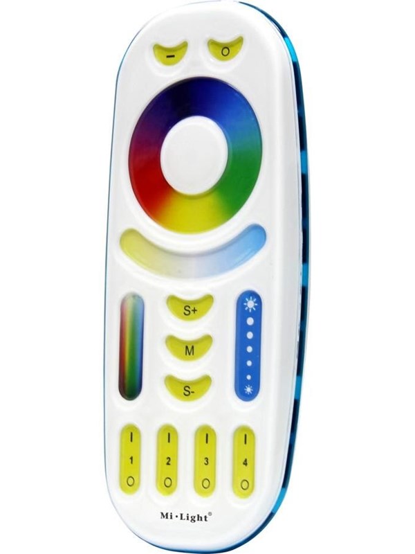 Miboxer Fjernbetjening - RGB-CCT - 4 Zoner - 2.4GHz RF