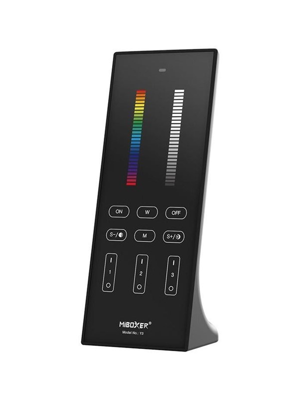 Miboxer Fjernbetjening - Hvid - RGB-CCT - 3 Zoner - 2.4GHz RF