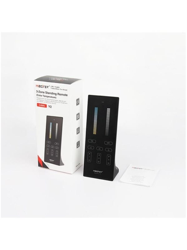 Miboxer Fjernbetjening - Hvid - CCT - 3 Zoner - 2.4GHz RF