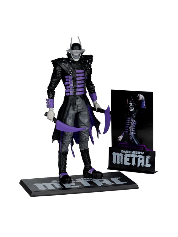 DC Multiverse Action Figure The Batman Who Laughs (B&W with accent) (Gold Label) 18 cm