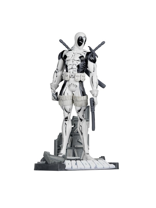McFarlane Toys Marvel Collection PVC Statue 1/10 Deadpool (The New Mutants #98) (Line Art) (Gold Label) 17 cm Beeld