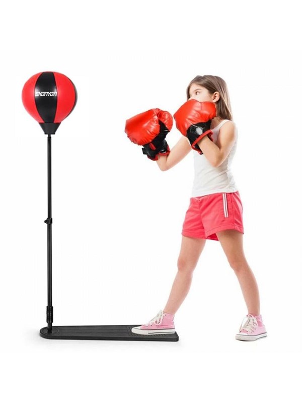 Pro Punching Ball + bokshandschoen voor kinderen - complete bokssset