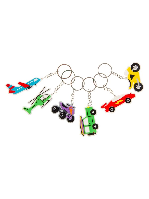 Duckiez Sleutelhanger Voertuigen - 1 stuk