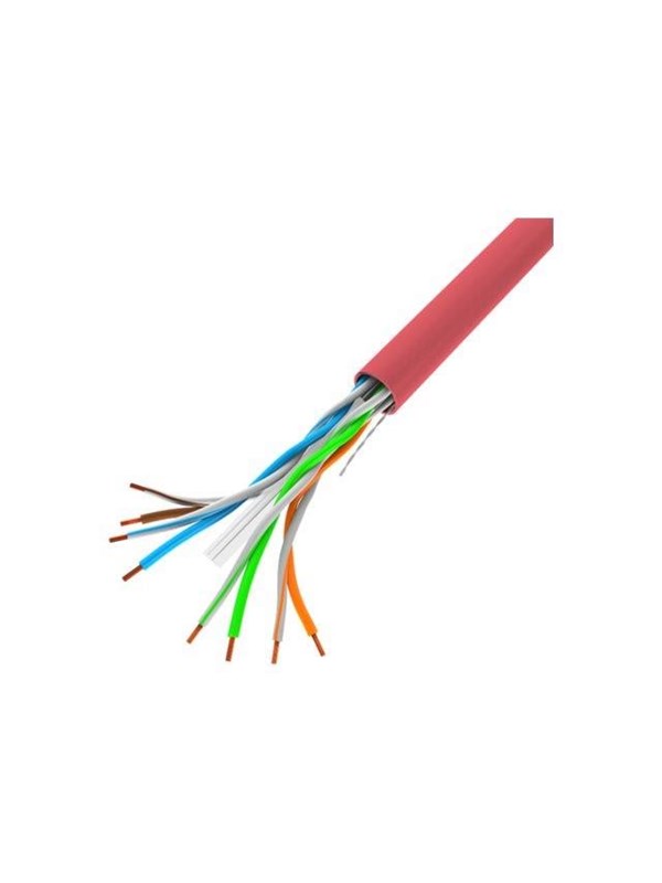 Lanberg bulk cable - 305 m - red - Rood - 305m