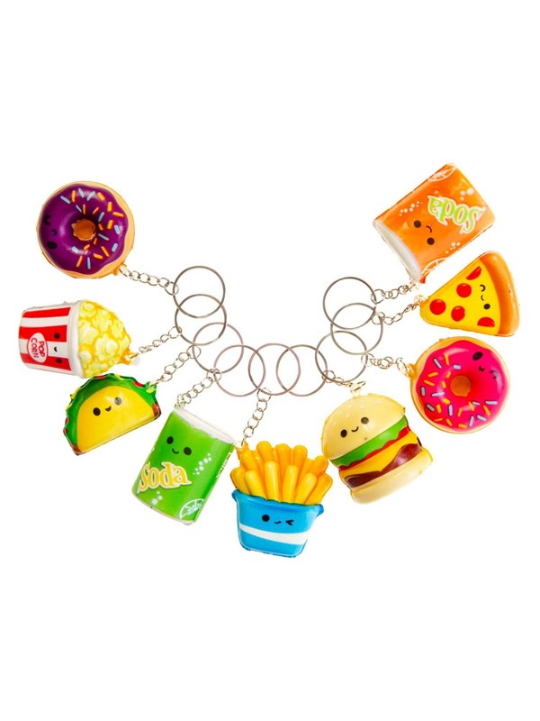 Duckiez Keychain Foam Foodies