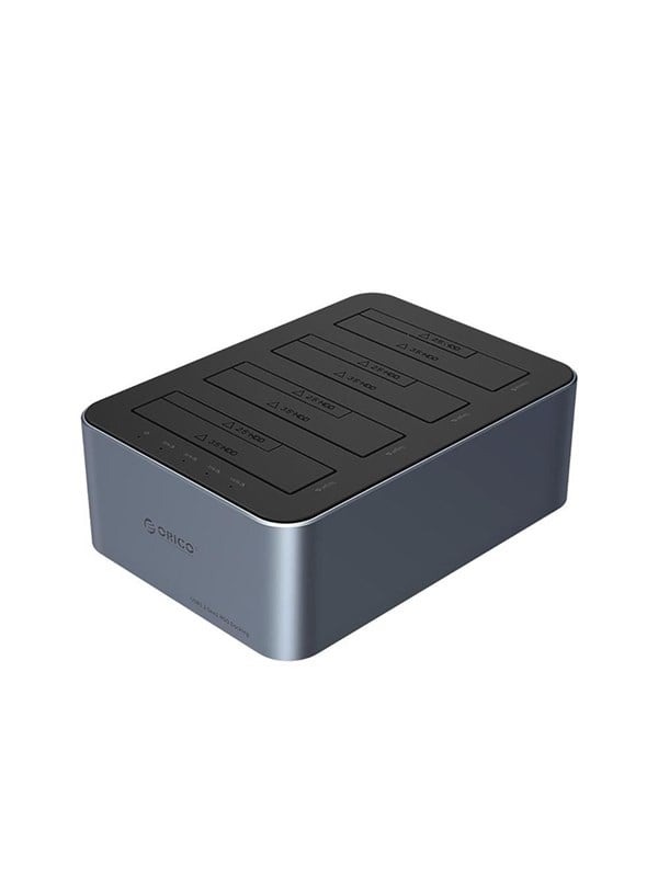 ORICO 6646C3-C 4-Drive Docking Station with Offline Clone Function 2.5"/3.5" SATA HDD/SSD - Gray
