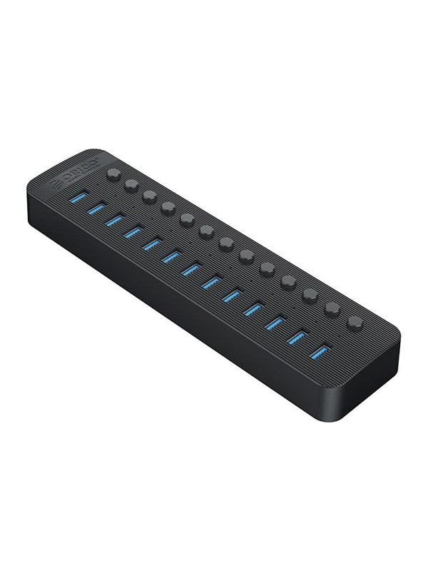 ORICO CT2U3-13AB 13x USB-A 3.0 Hub with Switches - Black USB hub - 13 - USB 3.0 - Zwart