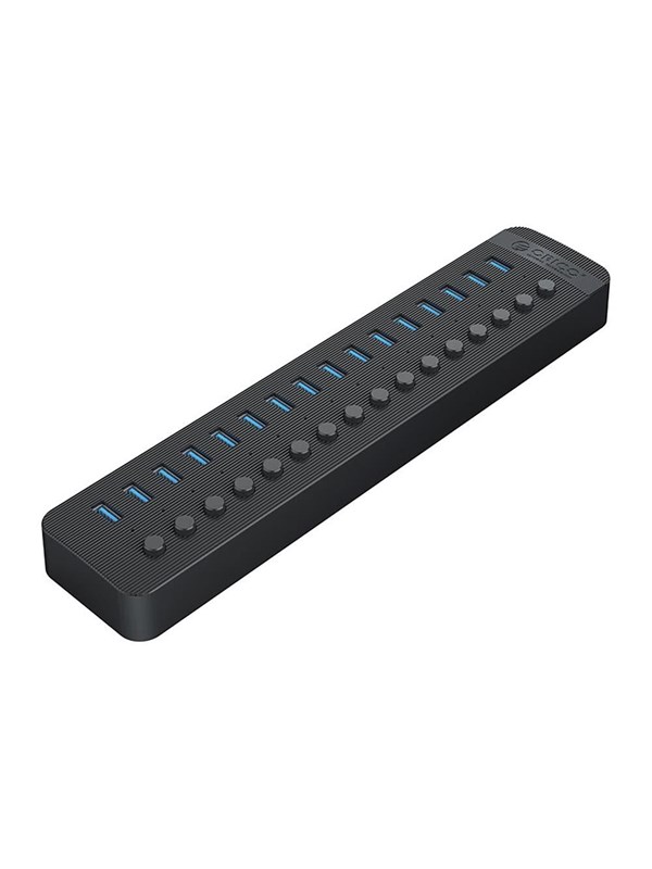ORICO CT2U3-16AB 16x USB-A 3.0 Hub with Switches - Black USB hub - 16 - USB 3.0 - Zwart