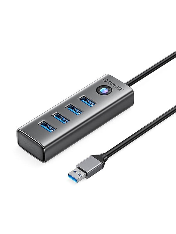 ORICO PDD4U-U3 Hub 4x USB-A 3.0 - Gray USB hub - 4 - USB 3.0 - Grijs