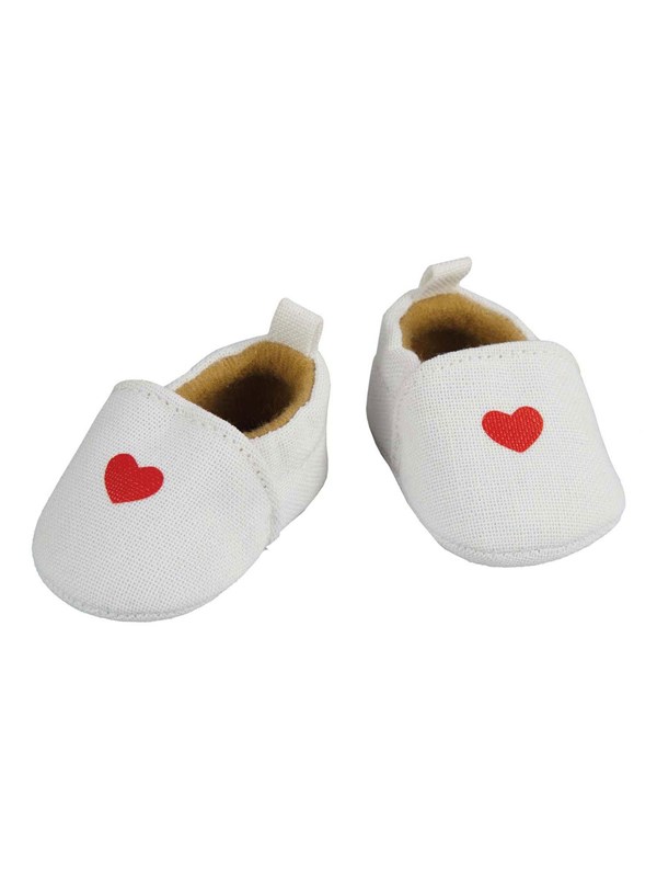 Heless poppenpantoffels hart 38-45 cm babypop accessoires.
