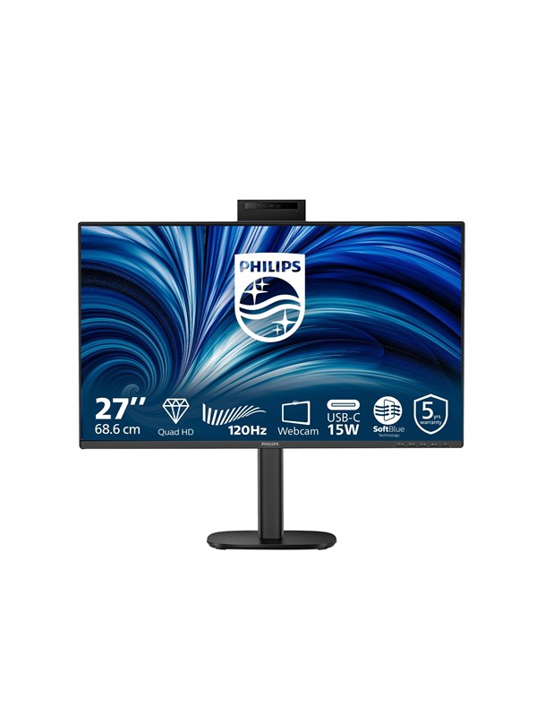 Philips 27B2N3500JH - 27 inch QHD Business Monitor - 120Hz - 5 jaar garantie