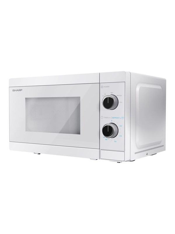 Sharp YC-MS01E-C - microwave oven - freestanding - crystal white