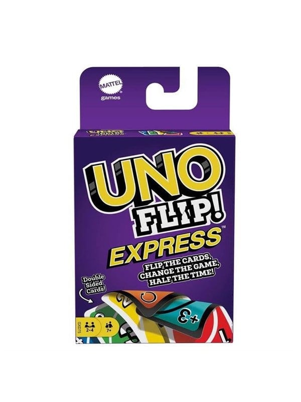 UNO Flip - double sided cards - change the game - dubbelzijdige kaarten - Mattel