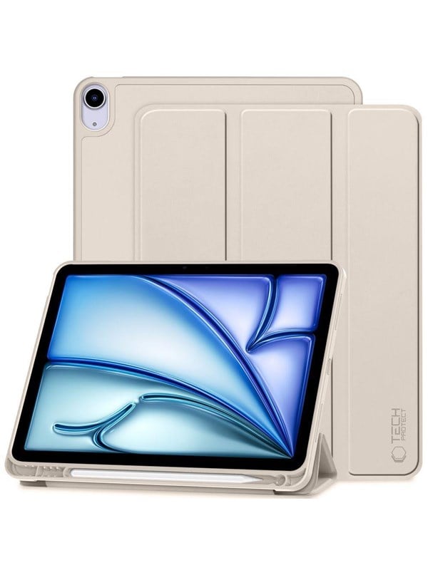 Tech-Protect SC Pen Case for Apple iPad Air 10.9" 4 / 5 Gen (2020-2022) / 11" 6 Gen (2024) - Beige