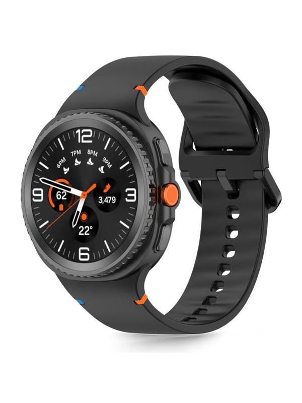 Tech-Protect Silicone Strap for Samsung Galaxy Watch 40 / 44 / 46 mm - Black