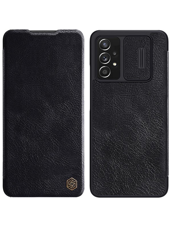 Nillkin Qin Leather Holster Case for Samsung Galaxy A73 Black