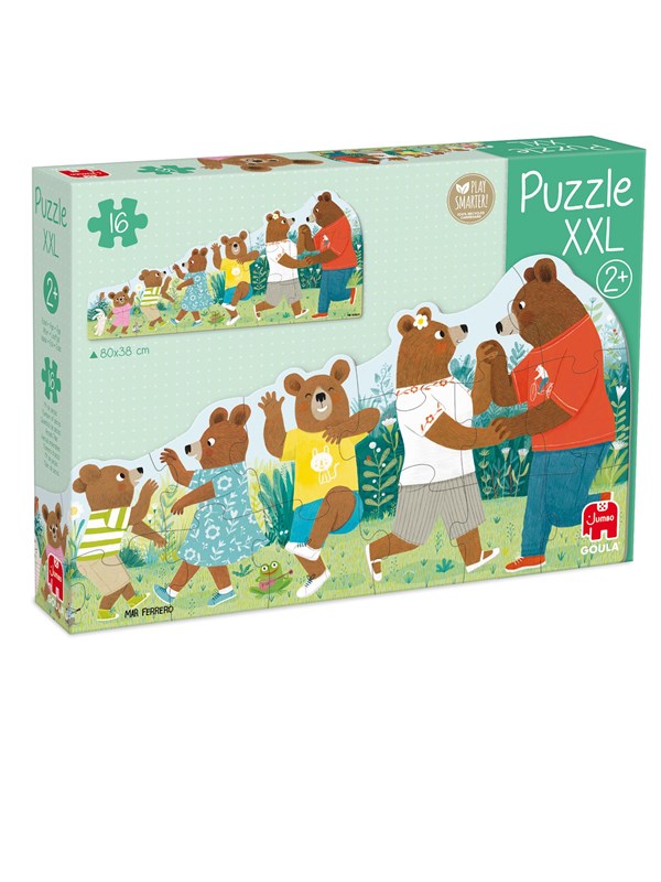 Jumbo - Goula - Puzzel XXL Beren Familie - Kinderpuzzel