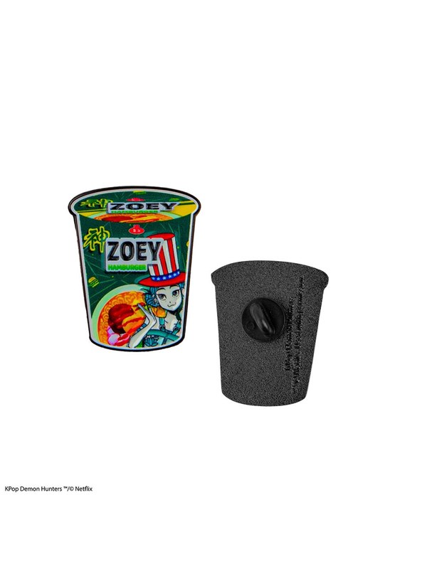 Cinereplicas - KPop Demon Hunters - Hamburger Noodles Zoey - Speld / Badge