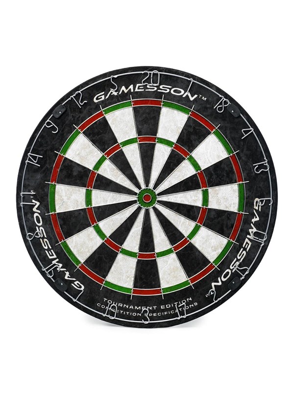 Bex Gamesson Champion Bristle Dartbord– Professioneel Sisal Dartbord Tournament Edition – 45,7 cm – Staple Free Bullseye – Zelfherstellend Dartbord