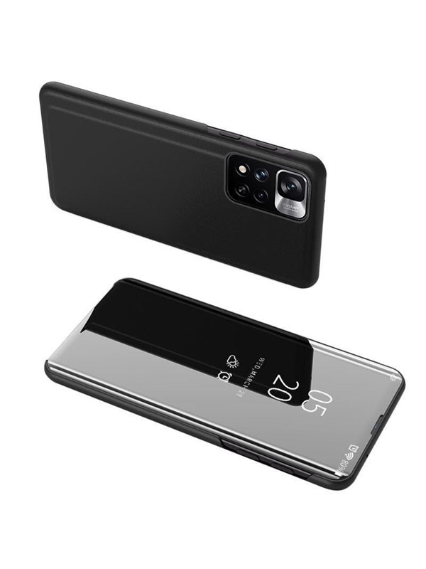 Hurtel Clear View Case for Realme 10 Flip Cover Black
