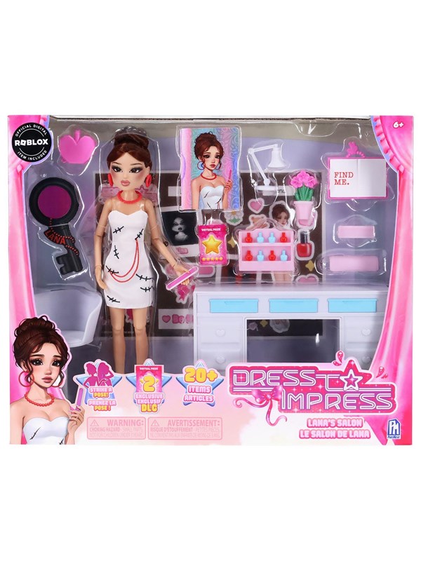 ROBLOX Doll Dress to Impress Fashion Doll Deluxe Set Lana