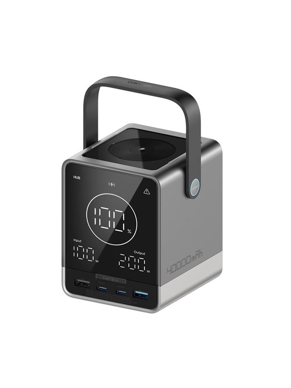CUKTECH Powerbank 300W with 2x USB-C + 2x USB-A - 40000 mAh