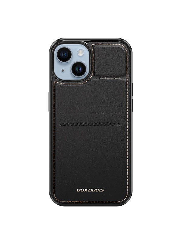 Dux Ducis Rafi Mag Wallet Case with 3-in-1 Stand for iPhone 14 Plus with MagSafe and RFID Lock - Black