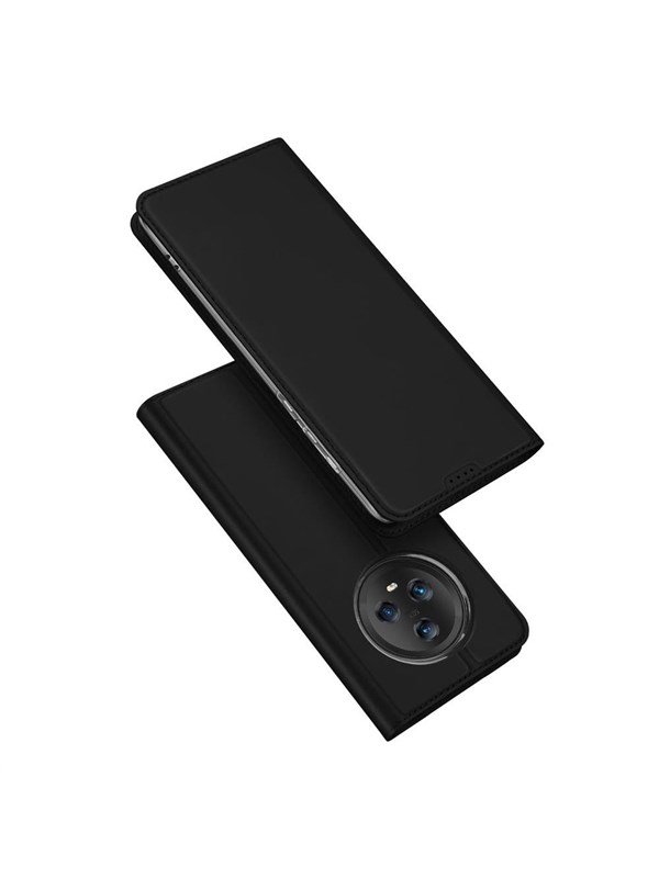 Dux Ducis Skin Pro Case for Honor Magic5 Flip Cover Card Wallet Stand Black