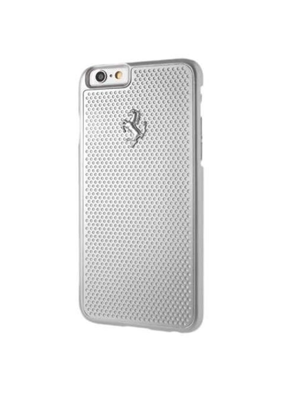 Ferrari Perforated Aluminum case for iPhone 6 / 6S - silver