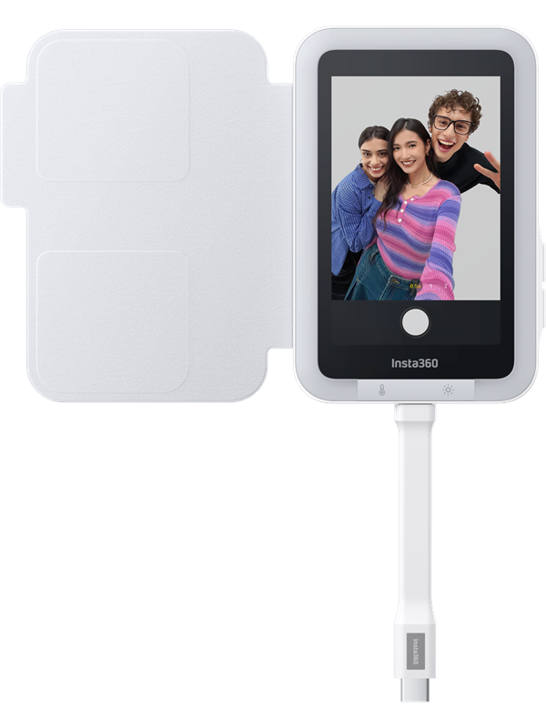 Insta360 - Snap Selfie Screen with Light – Selfiescherm met Verlichting voor Smartphone