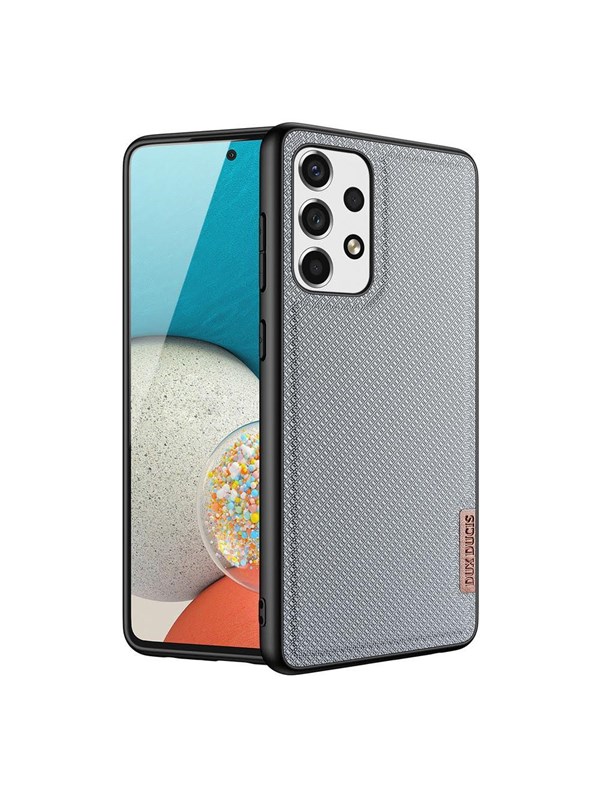 Dux Ducis Fino Case Cover Covered With Nylon Material Samsung Galaxy A73 Blue