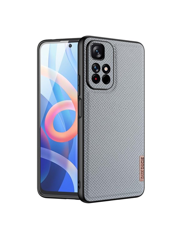 Dux Ducis Fino Case Cover Covered With Nylon Material Poco M4 Pro 5G Blue