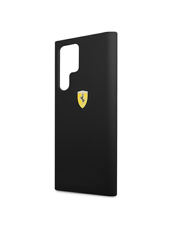 Ferrari On Track Silicone Case for Samsung Galaxy S22 Ultra - Black