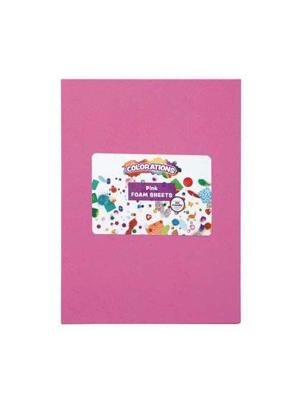 Colorations foam knutselvellen roze 10 stuks creatief speelgoed.
