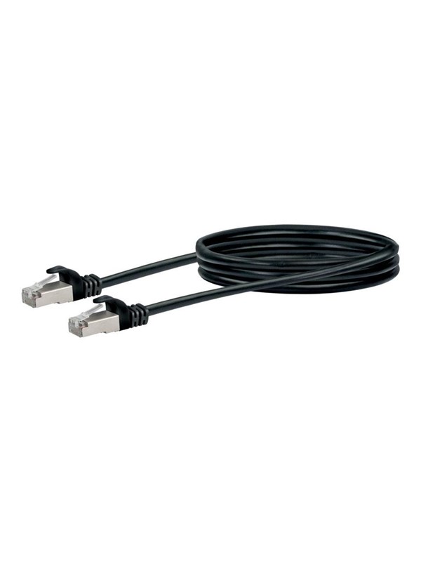 Schwaiger network cable - 2.5 m - black - Zwart - 2.5m