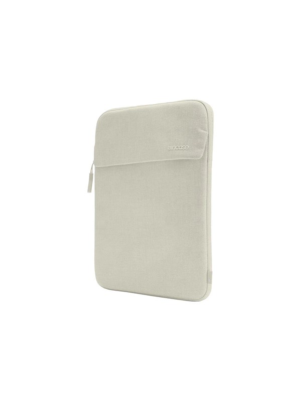Incase Crosstown Sleeve MacBook 14" – Voorzien van YKK-ritsen – Gevoerde laptopbescherming met imitatiebontvoering – Extern insteekvak voor extra opslag - Geel