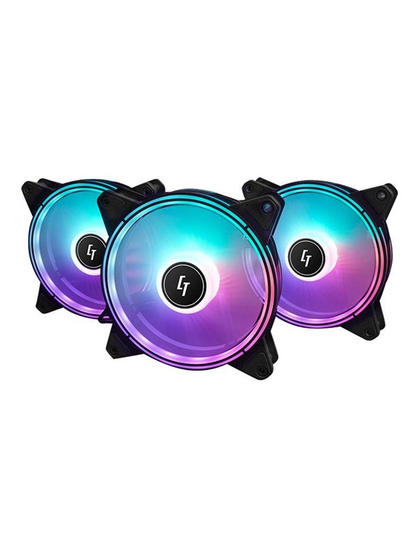 Chieftec Chieftronic Nova NF-1225RGB - Case ventilator - 120mm - Black