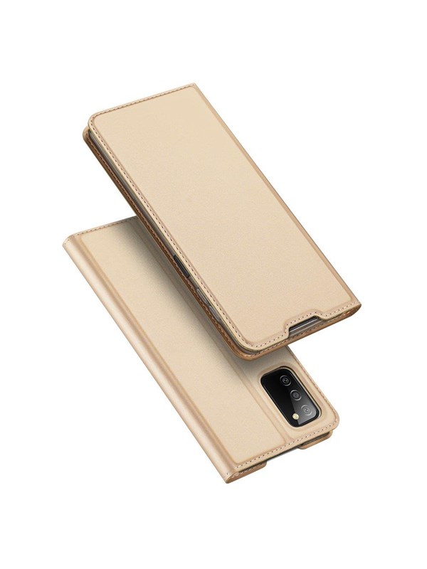 Dux Ducis Skin Pro Holster Case Flip Cover Samsung Galaxy A03s Gold