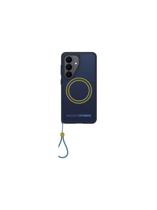 OtterBox Sole Series Hoesje Geschikt voor Samsung Galaxy S26 | Back Cover | Compatibel met MagSafe | Met Draaglus | Gerecycled | Real Quiet Blauw