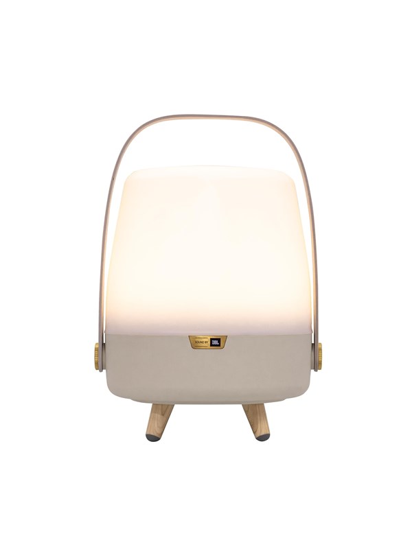 Kooduu Lite-Up Play Mini - Draagbare Speaker Lamp - Krachtig Geluid - Warm Wit Licht - Sand