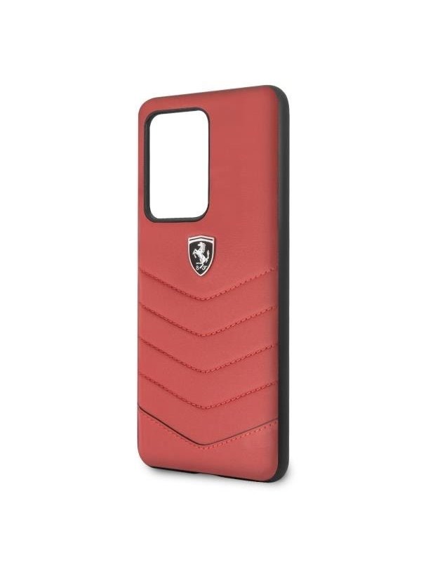 Ferrari Heritage Leather Back Case - Samsung Galaxy S20 Ultra (G988) - Rood