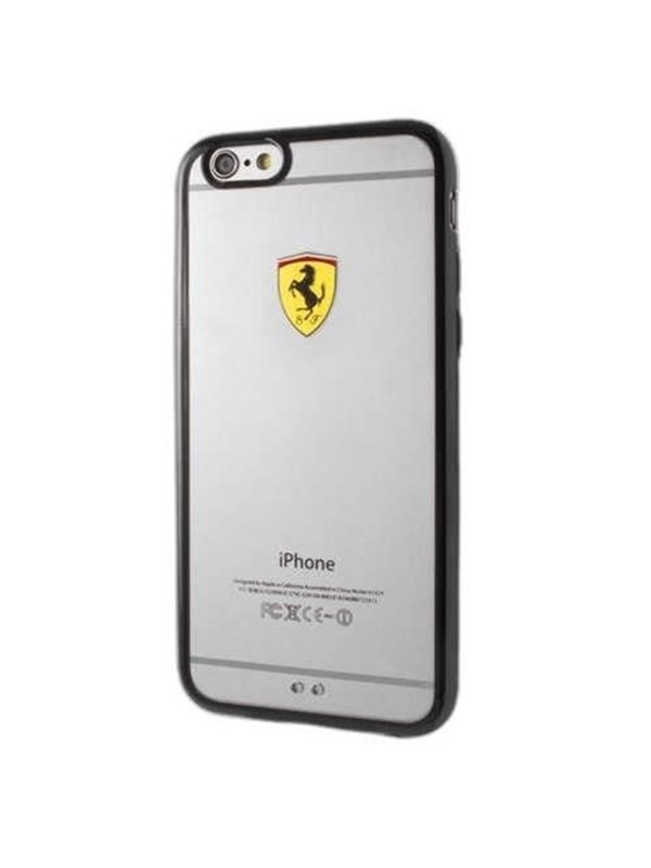 Ferrari Racing Shield Case for iPhone 6 / iPhone 6S - Transparent Black