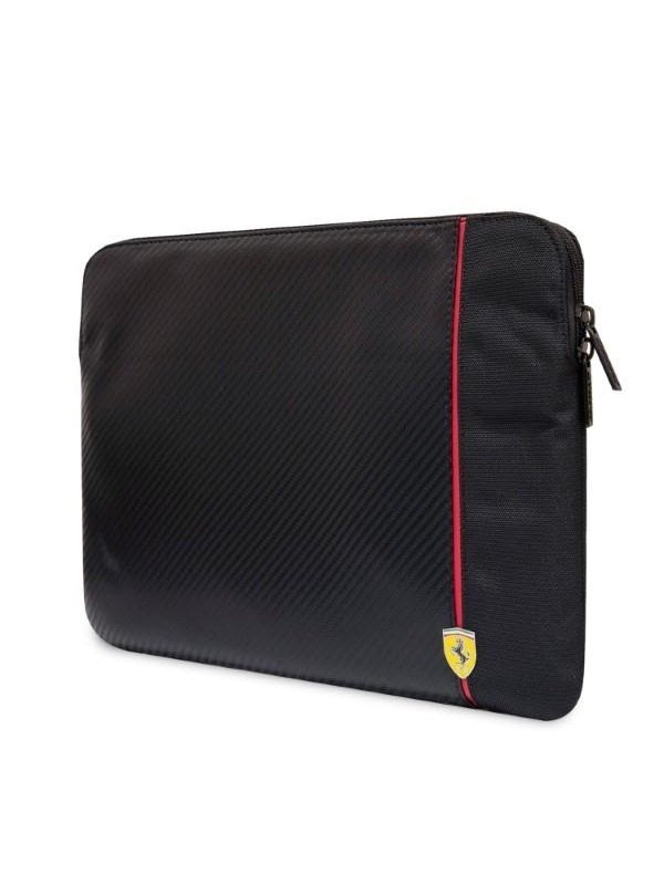 Ferrari Carbon&Smooth 14" Laptop Case - Black