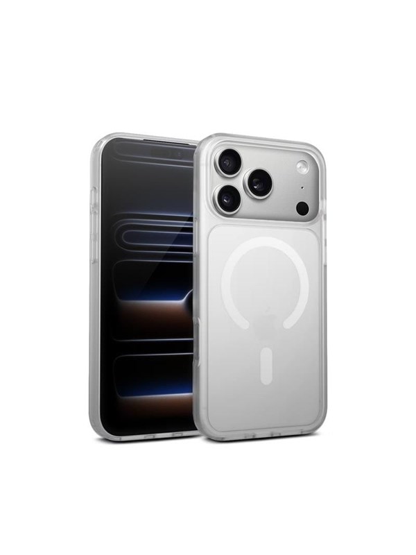 CRONG Hybrid Matte Magnetic - MagSafe iPhone 17 Pro Case (White)